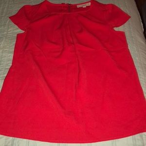 Ann Taylor Loft red shirt. Size small.